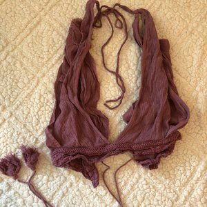 GIMMICKS Buckle brand - Pink/mauve crop tank- XS/S